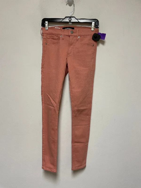 Jeans Skinny By Express  Size: 0 Monochromatic All