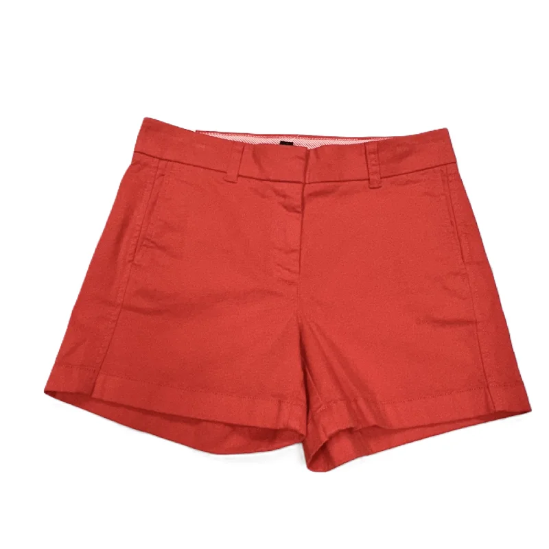 Red Shorts By J. Crew, Size: 0 Trendy Men's Oversized