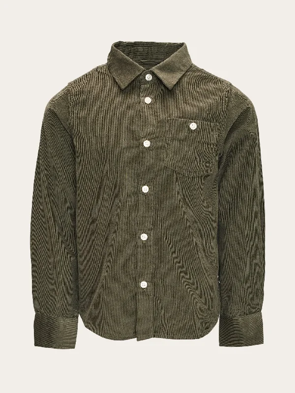 Corduroy shirt - Forrest Night Sleek Men's Contemporary 