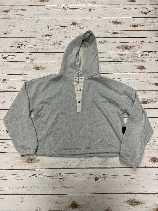 Athletic Top Long Sleeve Hoodie By Fabletics In Grey, Size: Xs Traditional Men's Wool