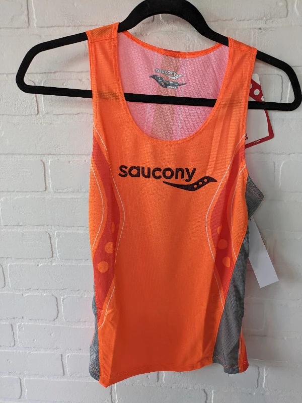 Athletic Tank Top By Saucony  Size: S Sleek Men's Contemporary 