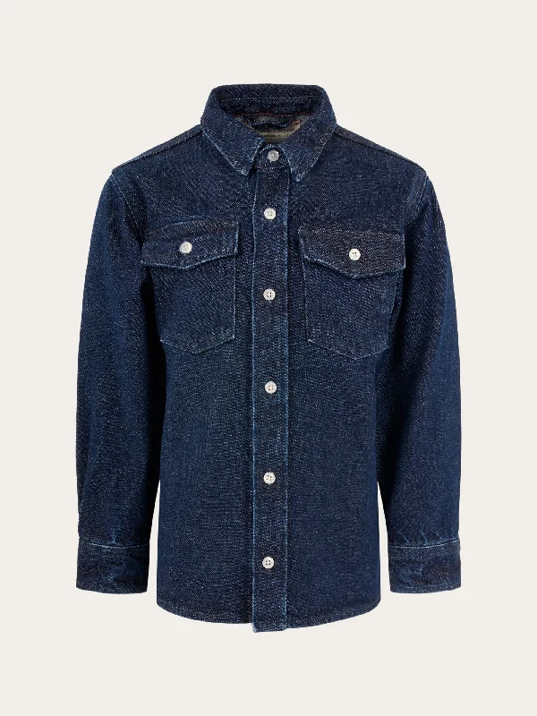 Denim overshirt REBORN™ - Classic indigo Lumberjack