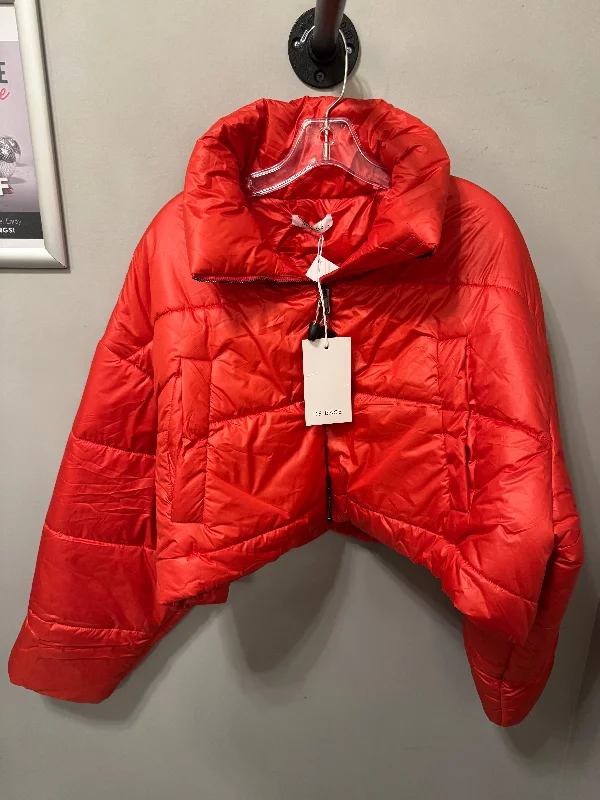 Coat Puffer & Quilted By Cmc In Red, Size: L Sleek Men's Metallic