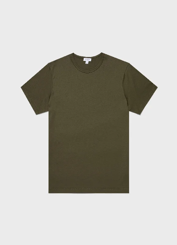 Men's Classic T-shirt in Pine Green Confident Men's Power