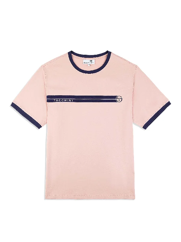 Leo T-Shirt- Pale Mauve Tailored