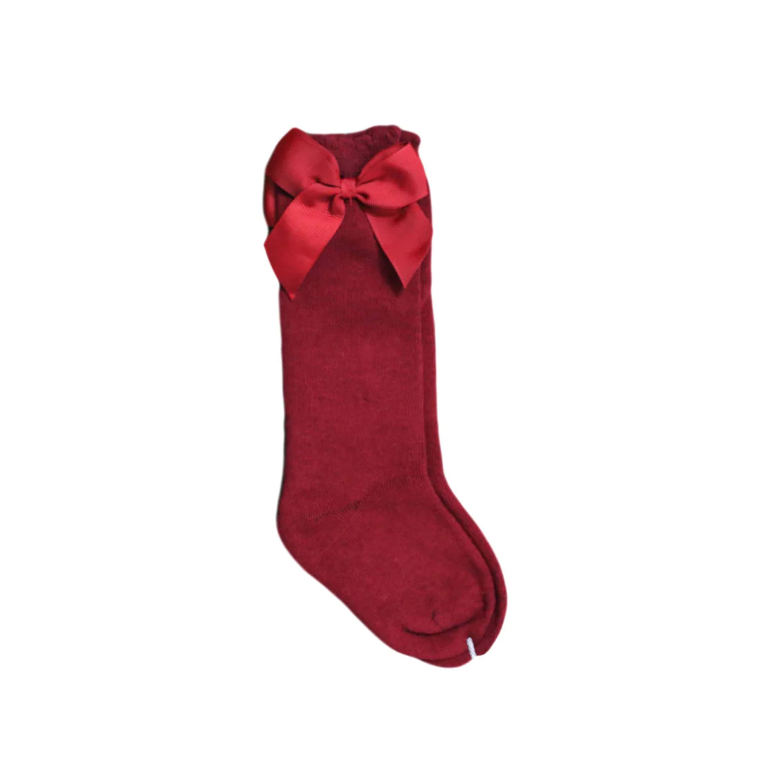 Cotton Cranberry Bow Sock Stylish Men's Neon