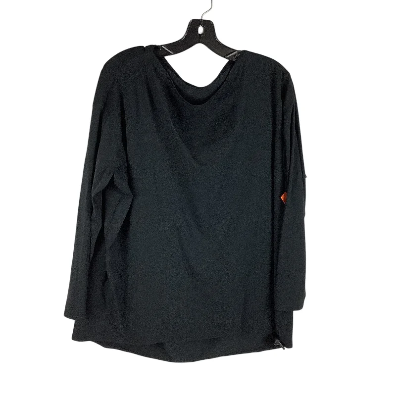 Athletic Top Long Sleeve Crewneck By Lululemon In Black Est. L Modern Men's Tech