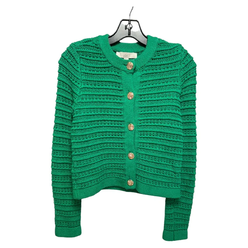 Sweater Cardigan By Loft In Green, Size: Xs Confident Men's Power