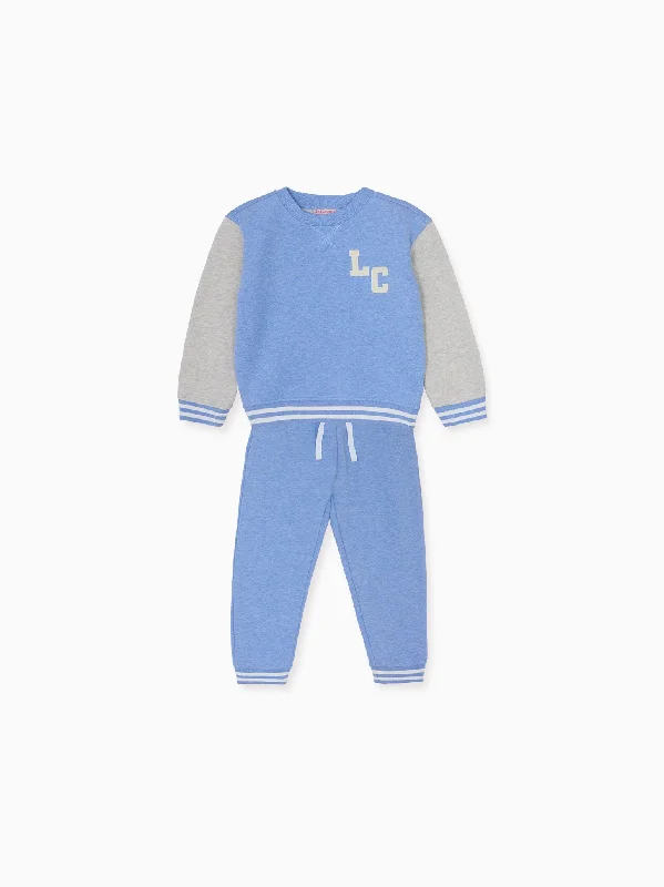 Dusty Blue Pernille Kids Tracksuit Athletic Men's High