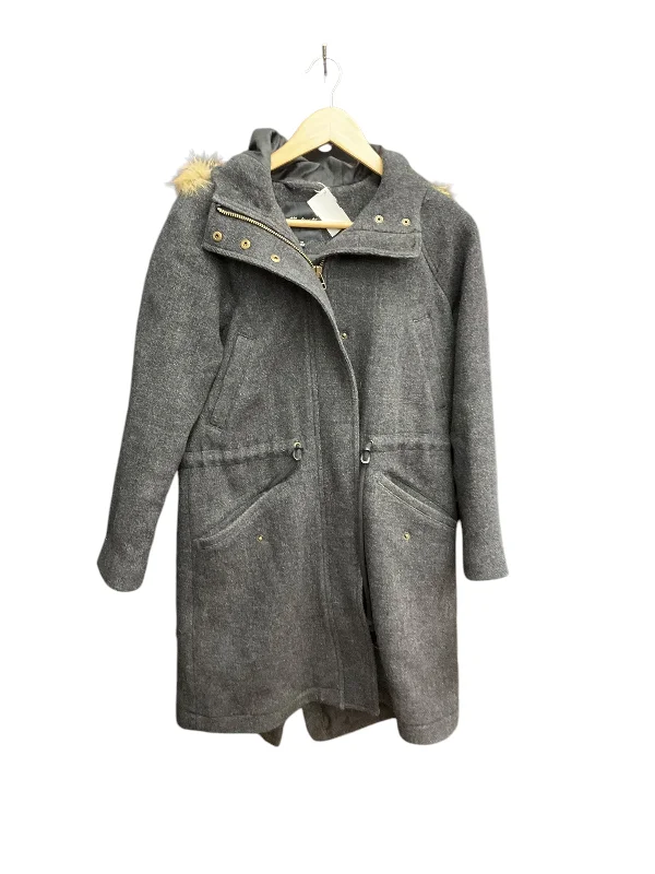 Coat Peacoat By Madewell In Grey, Size: Xs Traditional Men's Country