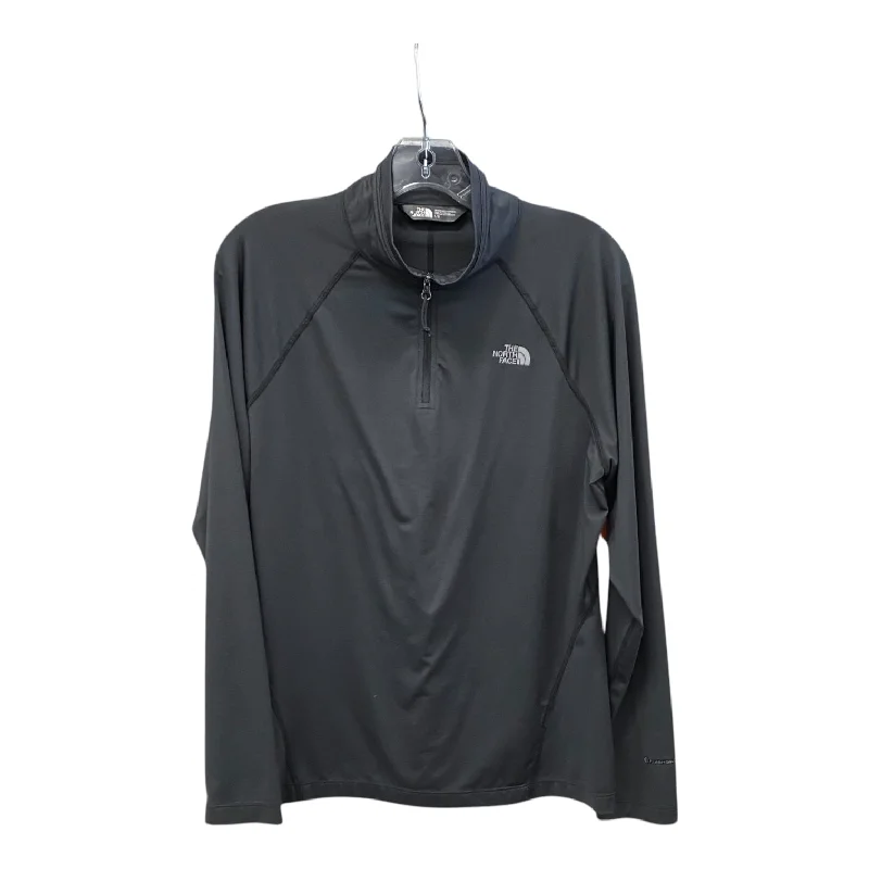 Athletic Top Ls Collar By The North Face In Black, Size:L Dynamic Men's High