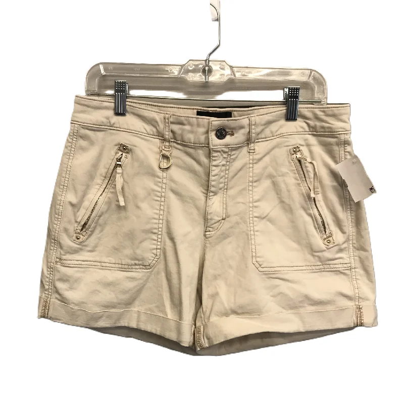 Beige Shorts By White House Black Market, Size: 8 Trendy Men's Oversized