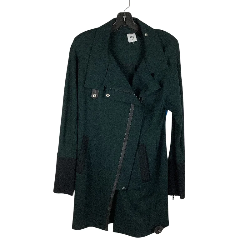 Coat Other By Cabi In Green, Size: S Modern Men's Geometric