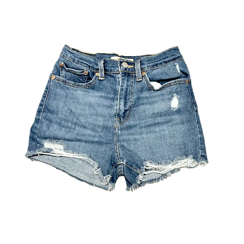 Blue Denim Shorts By Levis, Size: 4 Refined Men's Hand