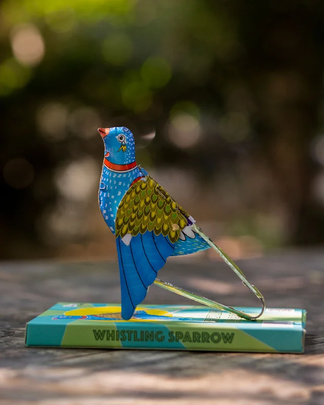 Whistling Sparrow - Blue British Gentleman Style