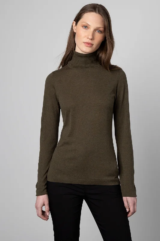 Kinross Cashmere T-Neck Tailored