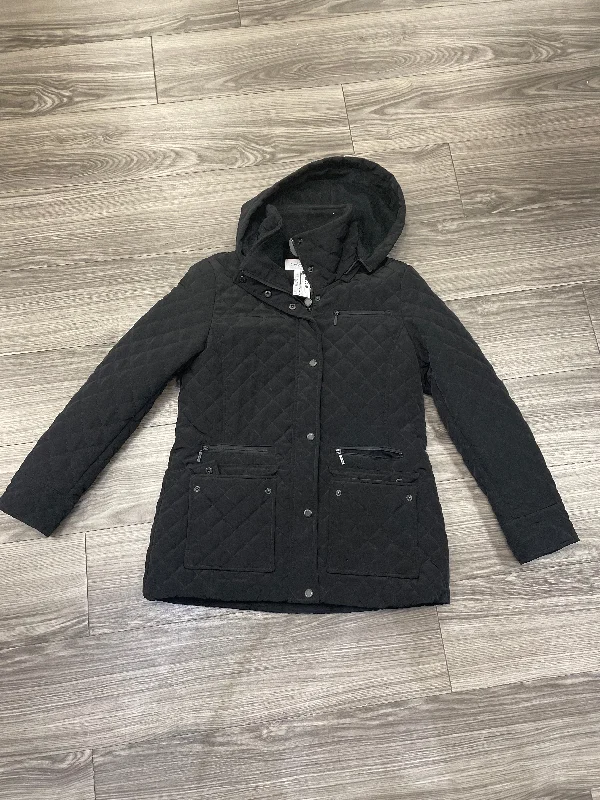 Coat Puffer & Quilted By Calvin Klein In Black, Size: M Monochromatic Office Style