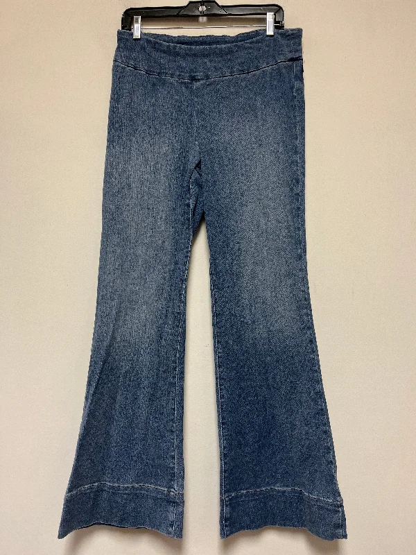 Blue Denim Jeans Flared Express, Size 12 Vacation