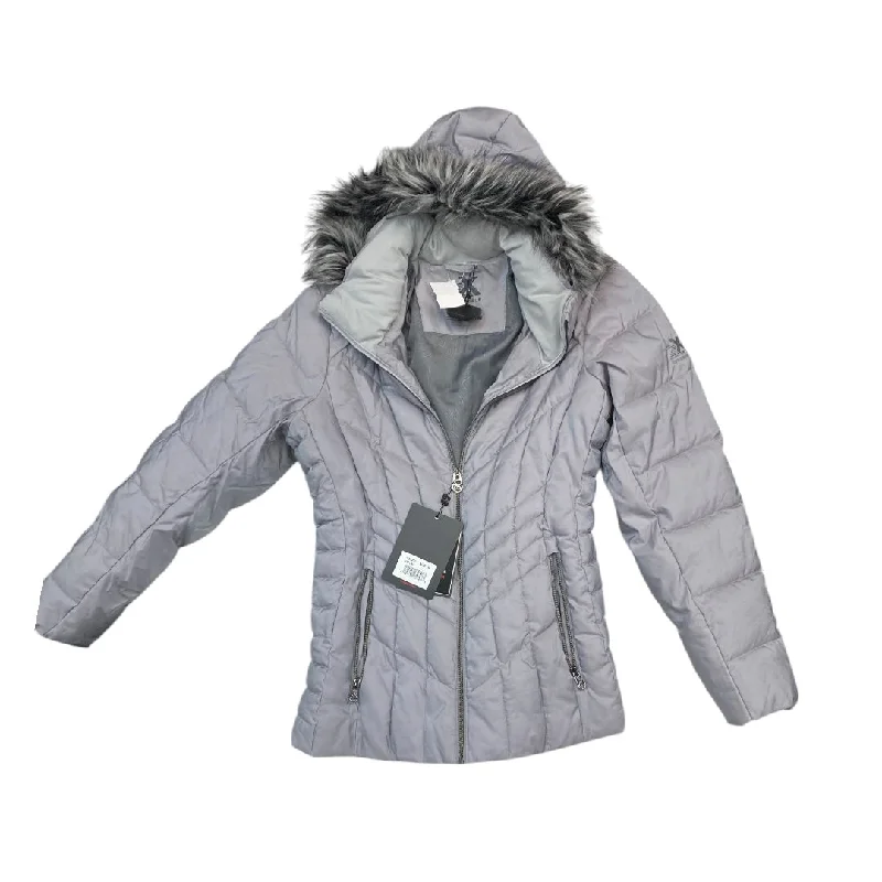 Coat Puffer & Quilted By Zero Xposure In Grey, Size: M Vacation