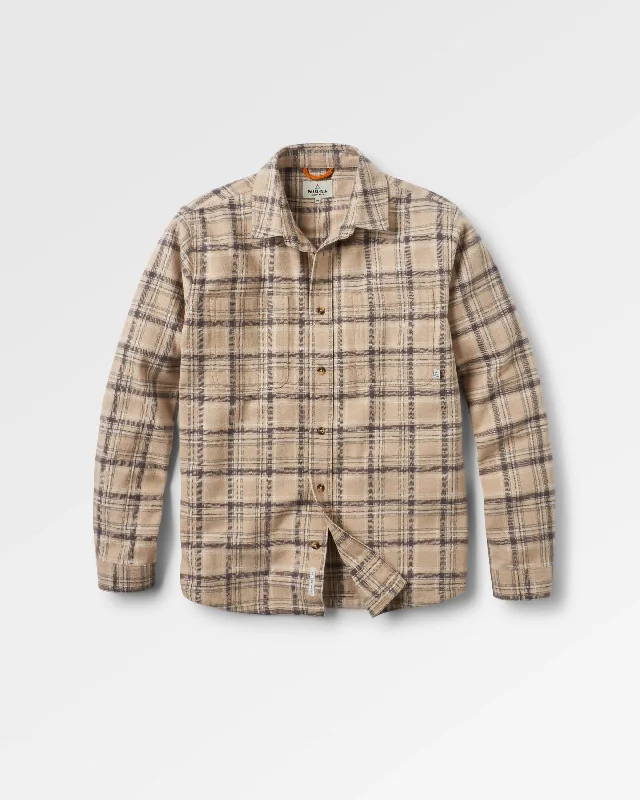 Backcountry Check Shirt - Oatmeal Check Sophisticated Men's French