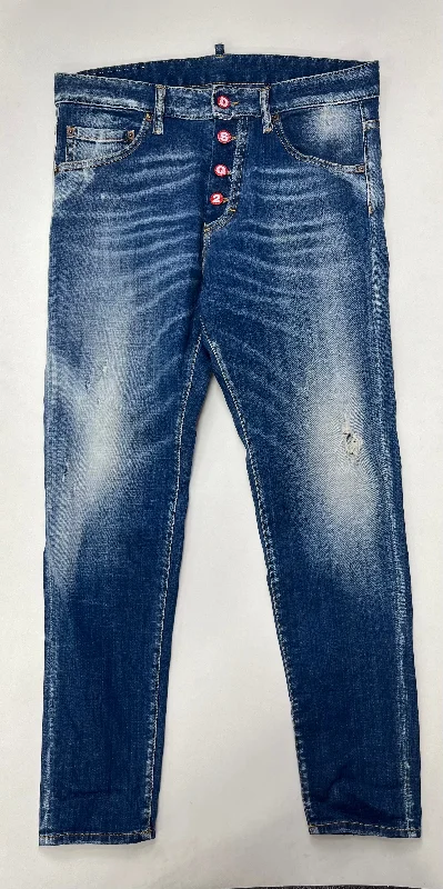 Denim Jeans Skinny Dsquared2, Size 8 Artistic Men's Avant