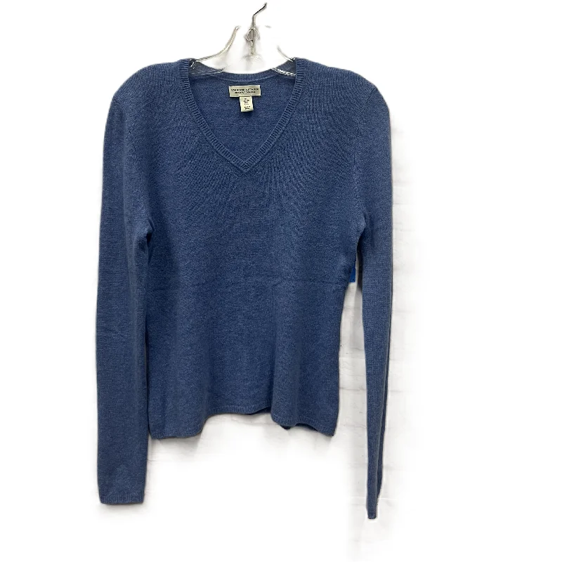 Sweater Cashmere By Adrienne Vittadini In Blue, Size: L Rugged Men's Outdoor 