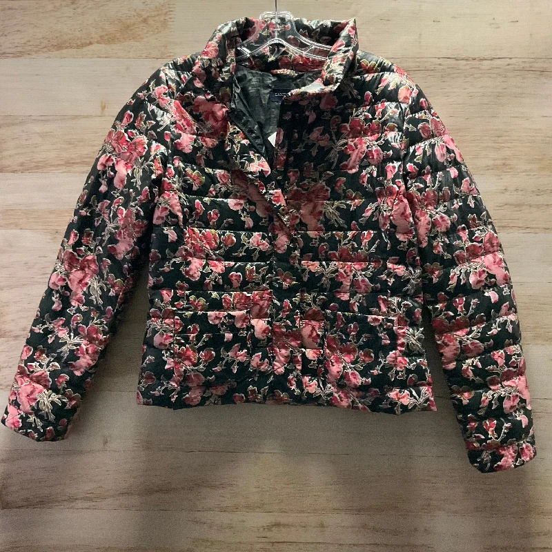 Coat Puffer & Quilted By Lands End In Floral Print, Size: M Refined Men's Velvet