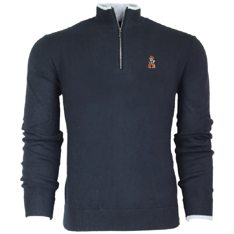 Oklahoma State Sebonack Quarter-Zip Sweater Modern Men's Tech