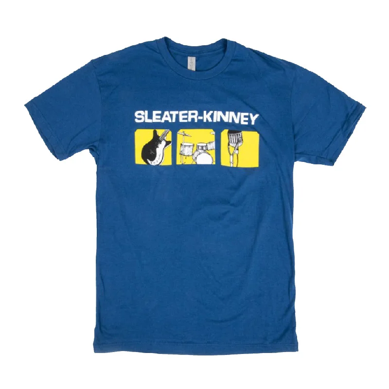 Sleater-Kinney 2014 Blue Tough Men's Military