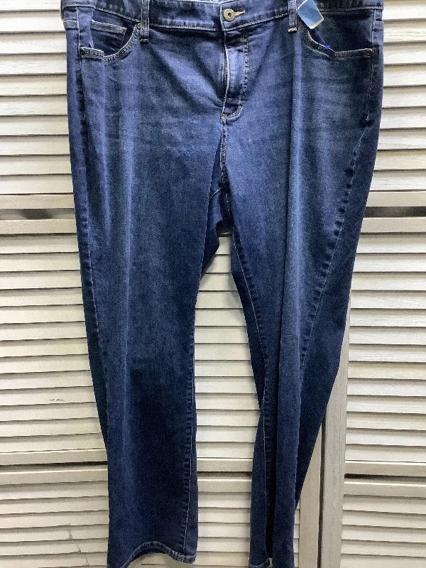 Denim Jeans Straight St Johns Bay, Size 20 Streetwear Style