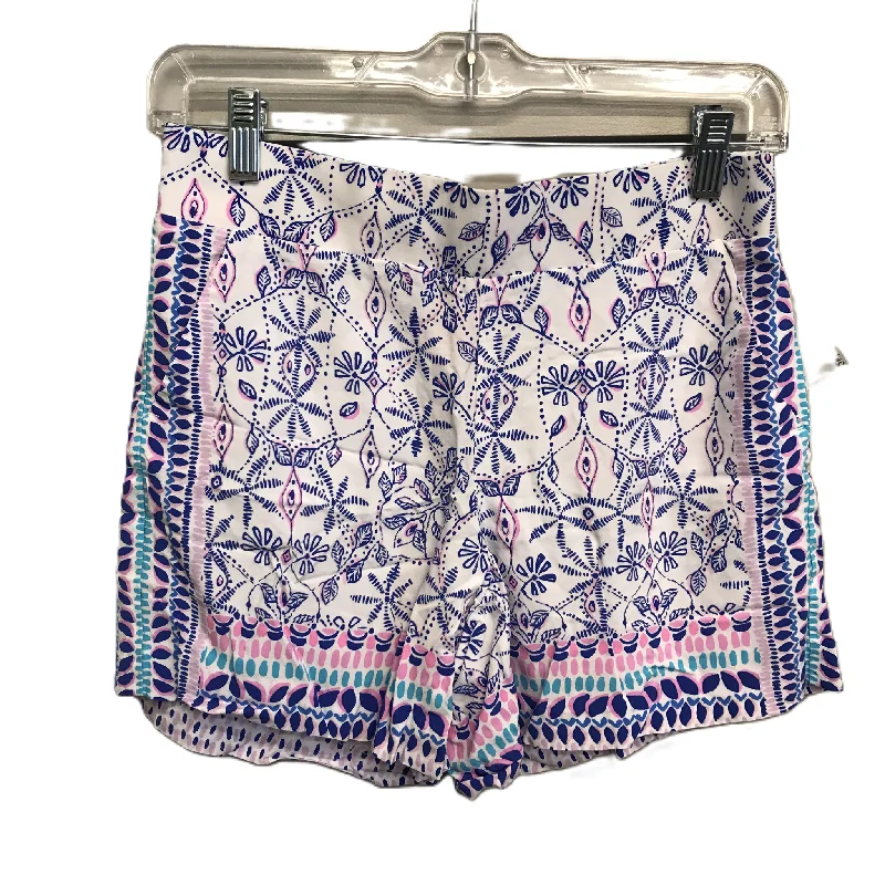 Blue & White Shorts By Lilly Pulitzer, Size: 0 Polished Men's Silk