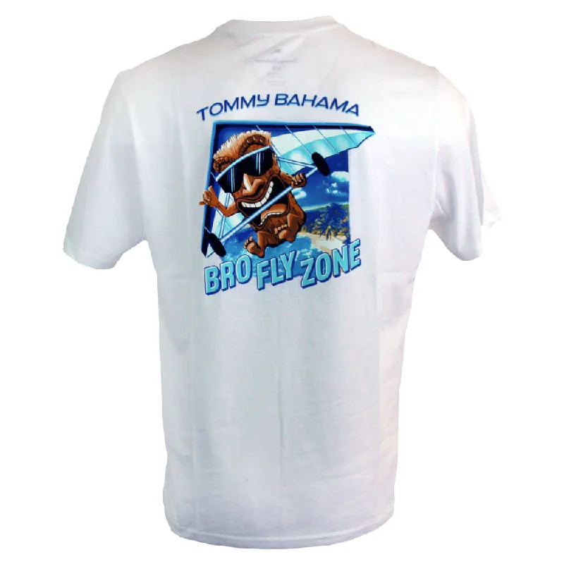 Tommy Bahama Bro Fly Zone T-Shirt - White Relaxed Men's Australian 