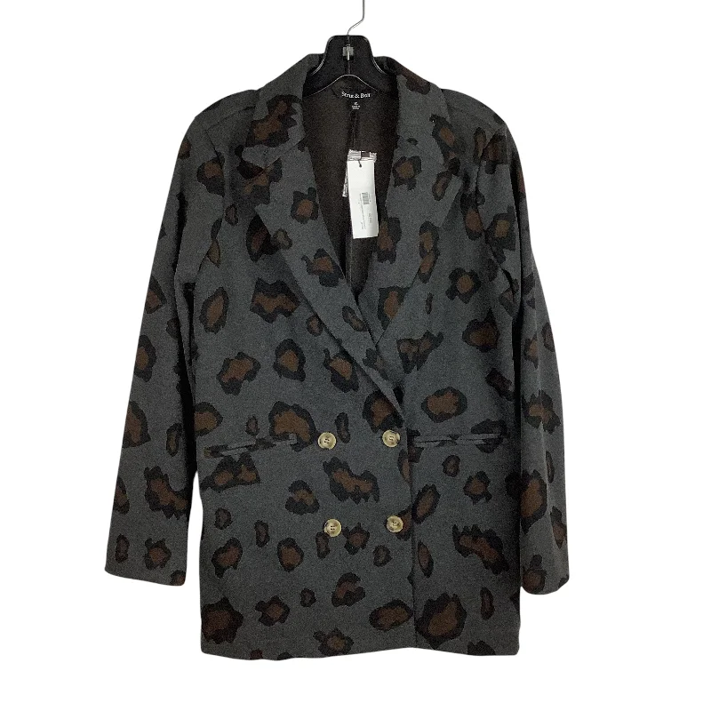 Coat By Clothes Mentor In Animal Print, Size: S Athletic Men's High