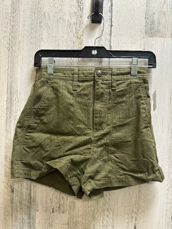 Green Shorts Madewell, Size Xxs Unique Men's Upcycled