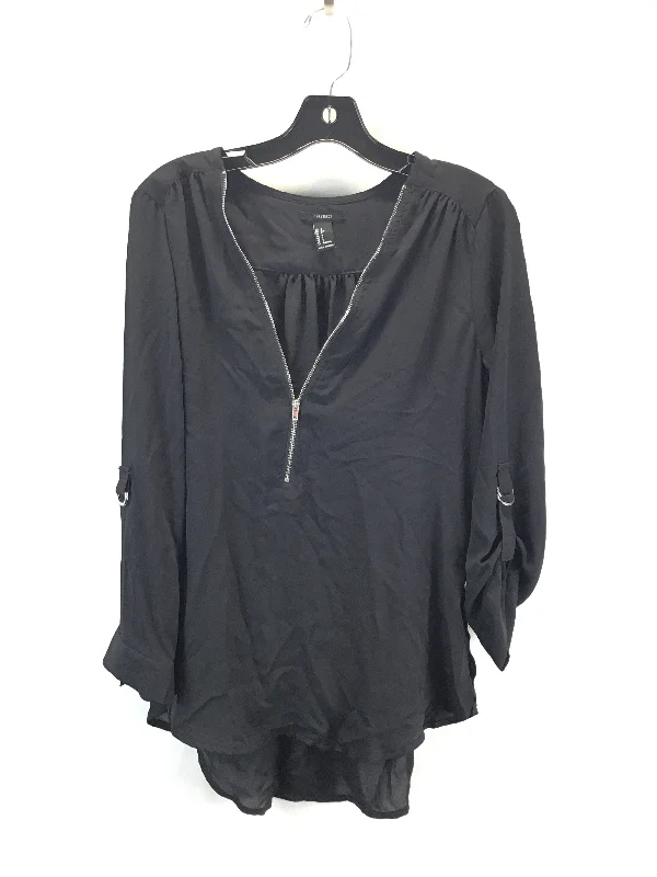 Top Long Sleeve By Forever 21  Size: S Monochromatic Office Style