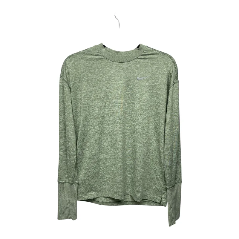 Athletic Top Long Sleeve Crewneck By Nike Apparel In Green, Size: S Lumberjack