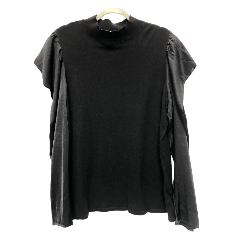 Top Ls By H For Halston In Black, Size:Xxl Cool Men's Distressed