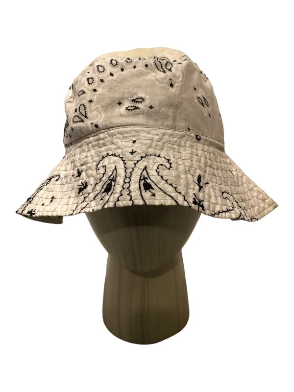 KAPITAL/Bucket Hat/OS/All Over Print/Cotton/CRM/Bandana All Over Print Earthy Men's Hemp