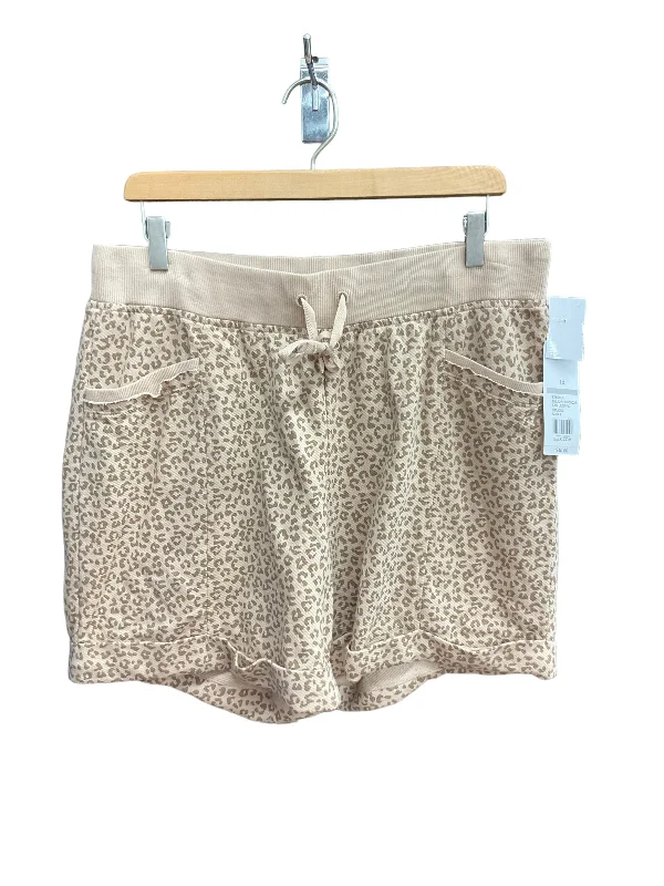 Animal Print Shorts New Directions, Size 16 Organic