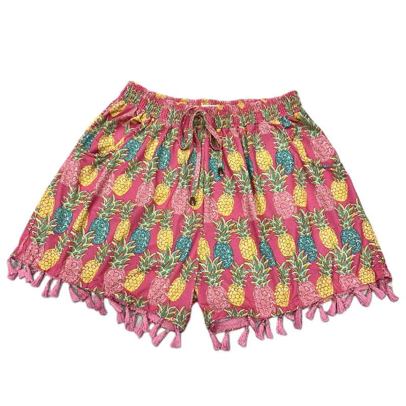 Pink & Yellow Shorts By Simply Southern, Size: L Dynamic Men's Glow