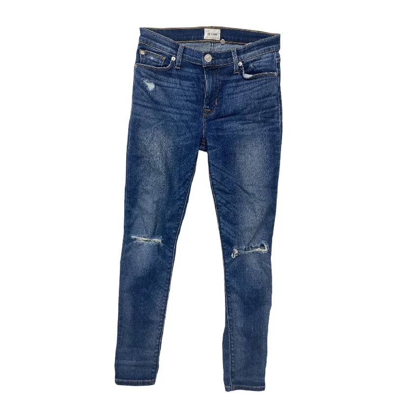 Blue Denim Jeans Skinny Hudson, Size 6 Artistic Men's Hand