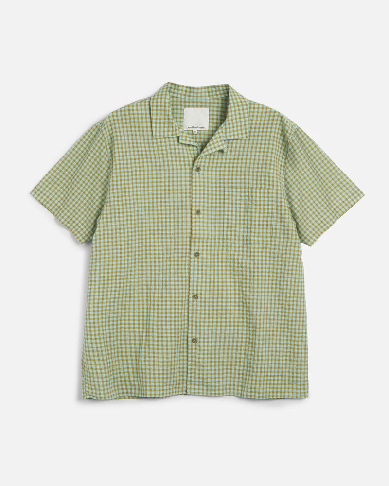 You Must Create Malick Shirt Green Bold Men's Animal