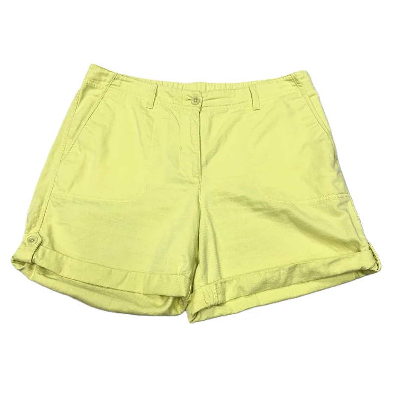 Yellow Shorts By Talbots, Size: 12 Elegant Men's Cashmere