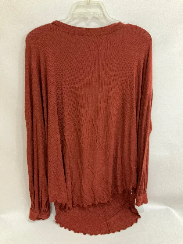 Top Long Sleeve By Free People  Size: L Practical Men's Multi