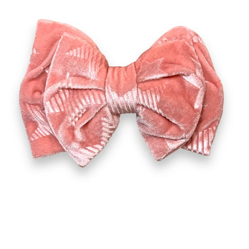 Velvet Starblush Clip Dapper Men's Bow