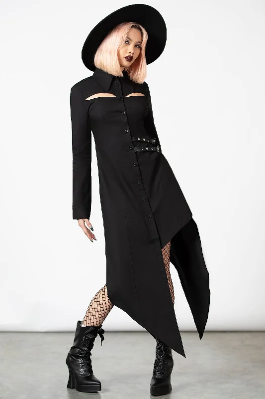 Hauntress Shirt-Dress Laid