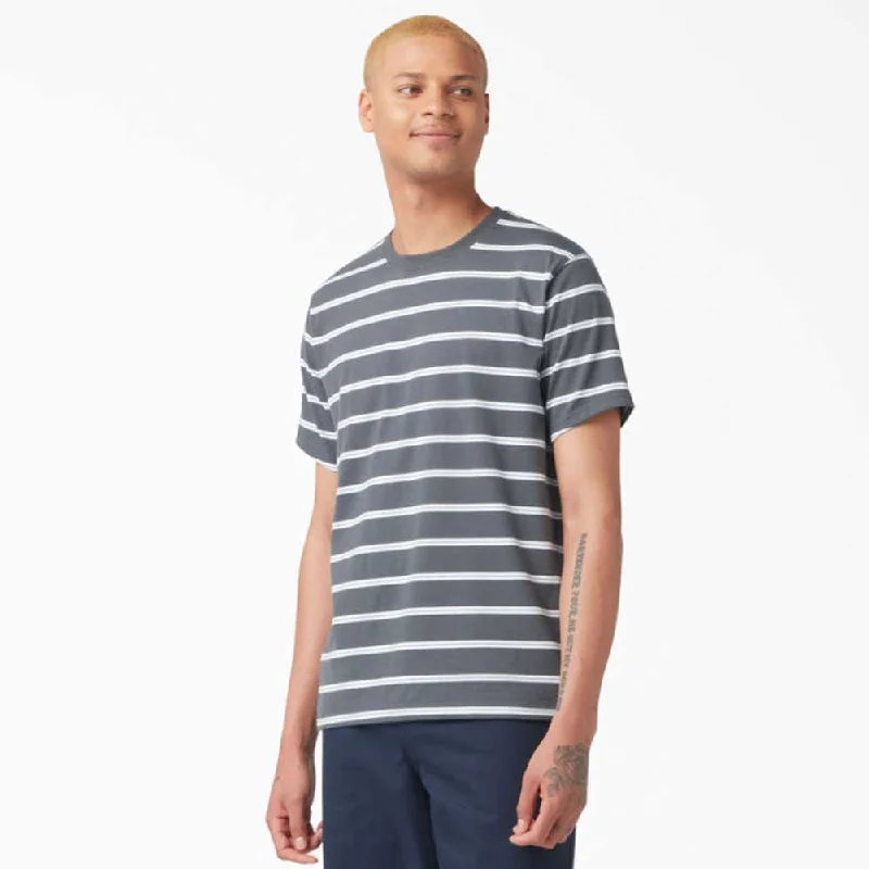 Dickies Skateboarding Striped T-Shirt Traditional Men's Country