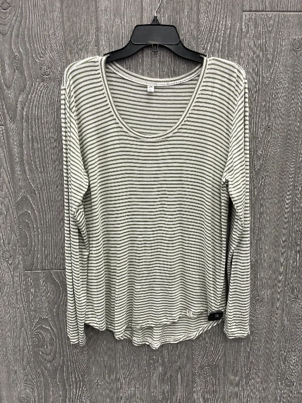 Top Long Sleeve By Clothes Mentor In Striped Pattern, Size: Xl Casual Men's Short