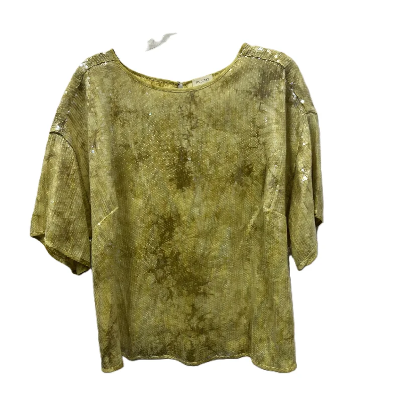 Top Short Sleeve By Pilcro In Yellow, Size: 1x Earthy Men's Sustainable 