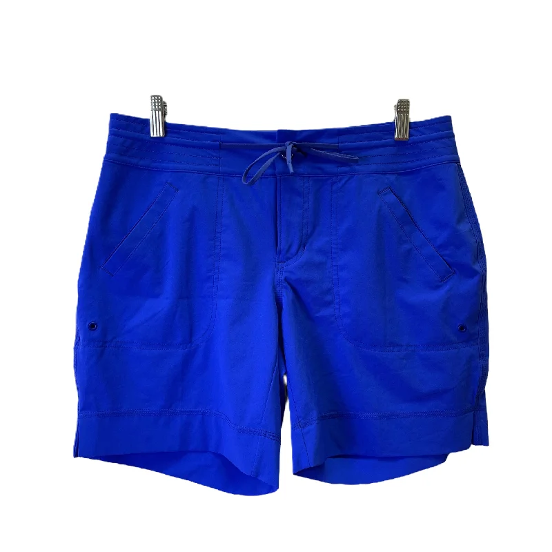 Blue Shorts By Athleta, Size: 8 Cool Men's Distressed